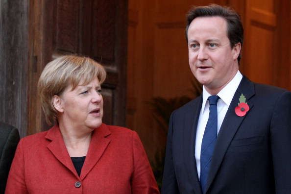 German Chancellor Angela Merkel Meets WIth David Cameron At Chequers