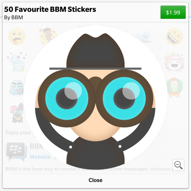 bbm stickers