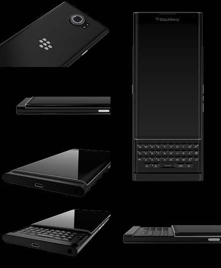 PRIV by BlackBerry slide out and closed