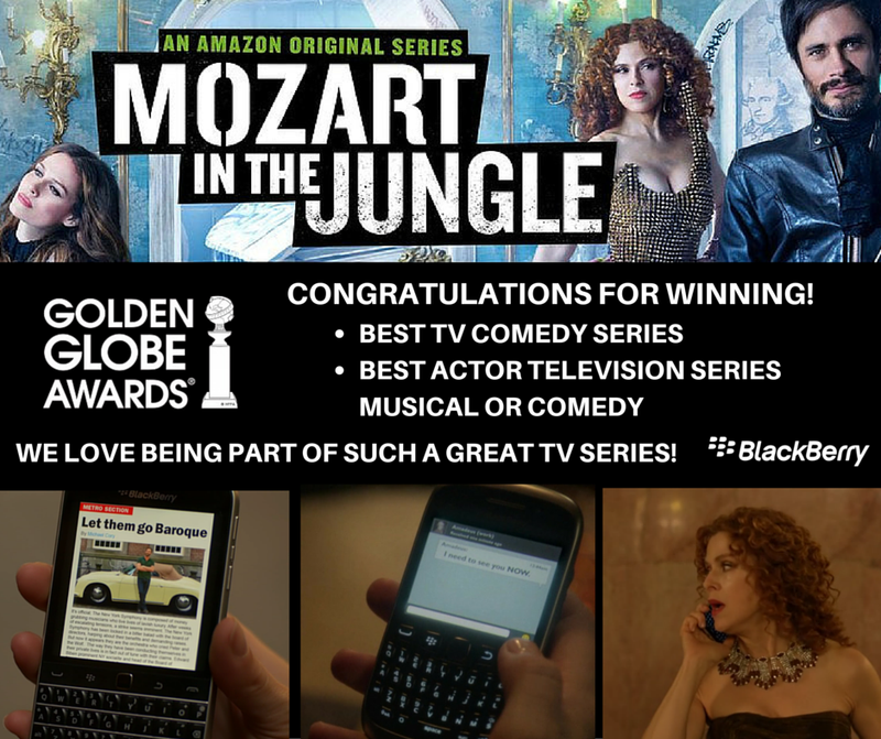 BlackBerry - Mozart In The Jungle Golden Globes