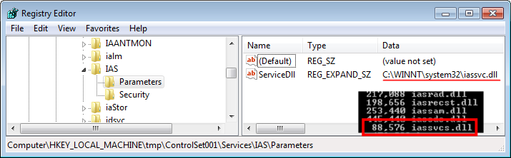 FIGURE 4: Configuration Items For Hosted Service Entries
