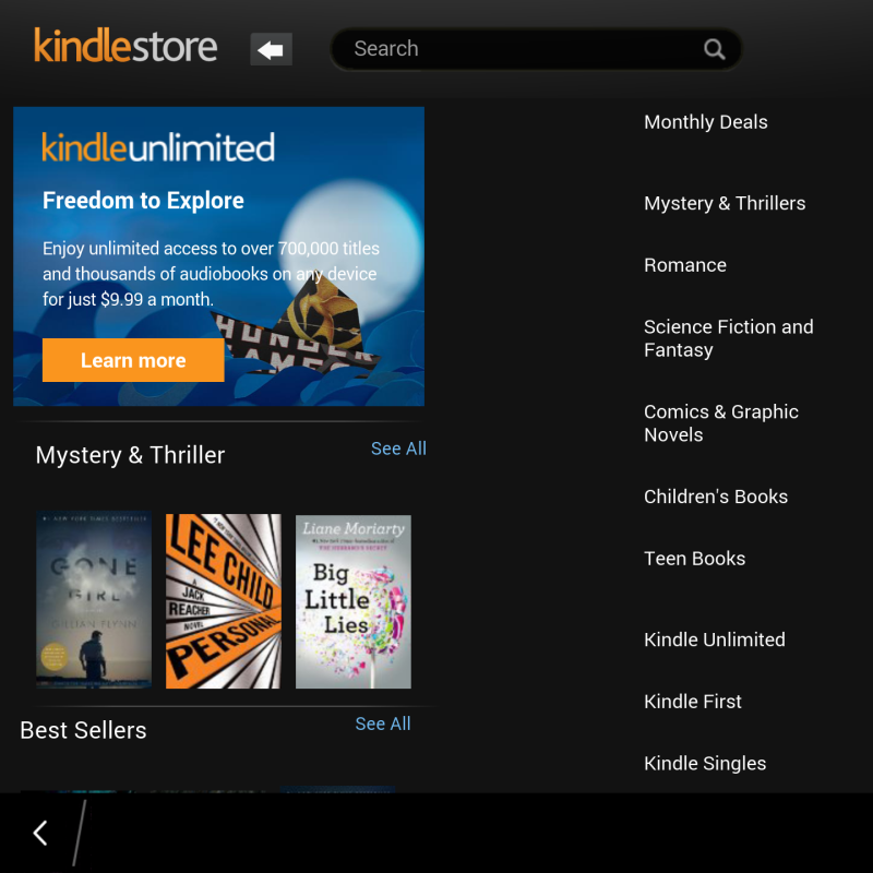 Kindle en App Store