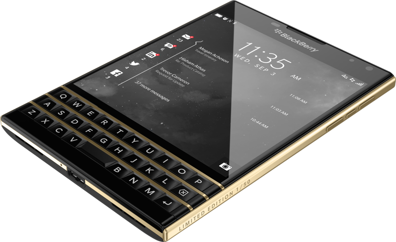 Limited Edition Black & Gold BlackBerry Passport Joins the Family