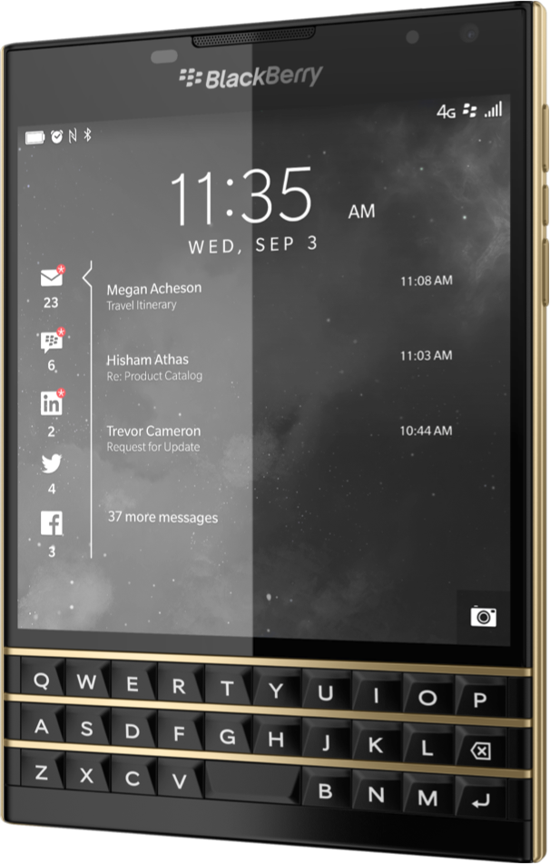 Limited Edition Black & Gold BlackBerry Passport Joins the Family