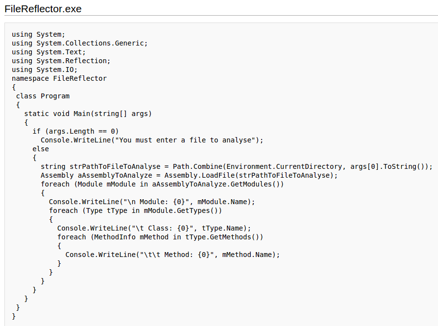 OWASP Code sample that is vulnerable to mixed assemblies.