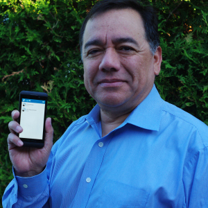 Hernan Matute and BlackBerry Z10