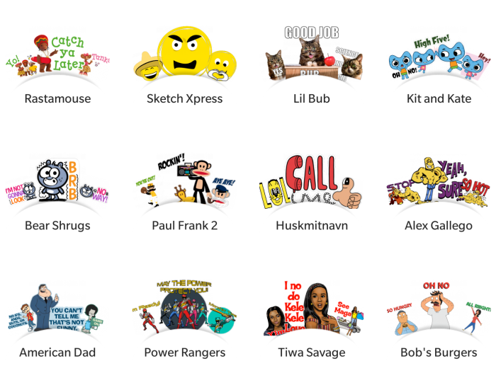 bbm stickers