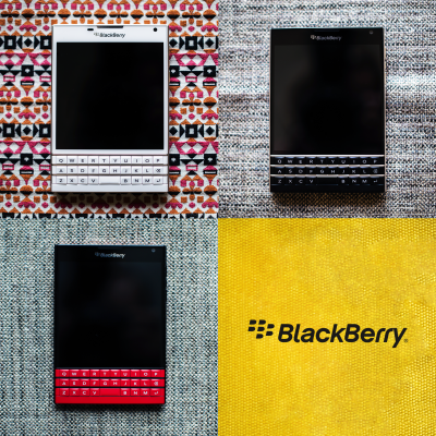 BlackBerry Passport three colors