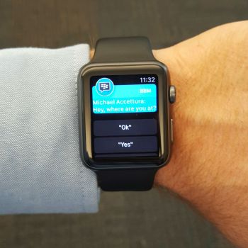 My New Favorite BBM Feature – Apple Watch Support