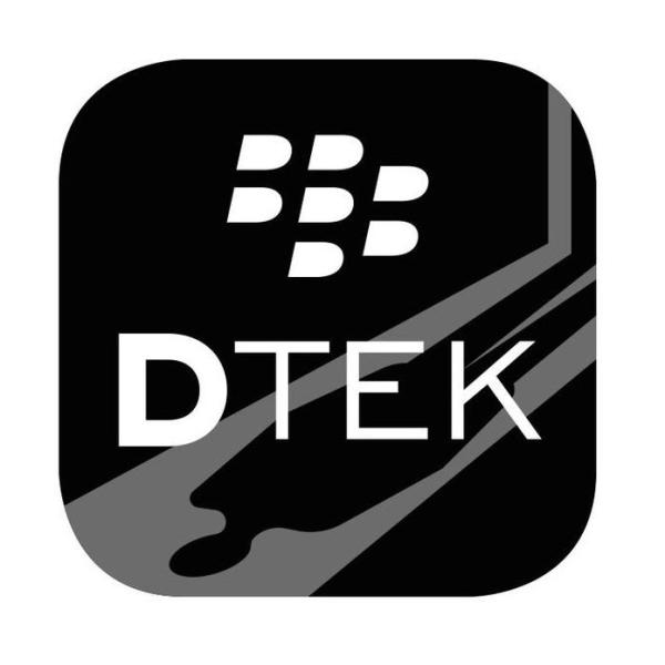 DTEK logo, PRIV by BlackBerry