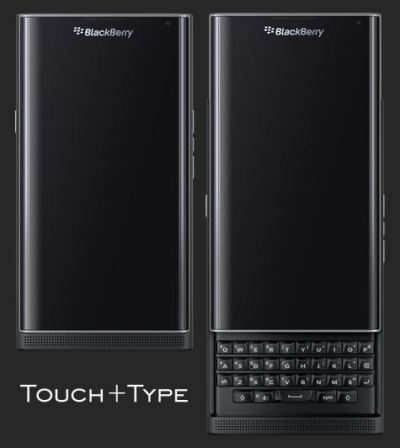 PRIV by BlackBerry physical and touch keyboards
