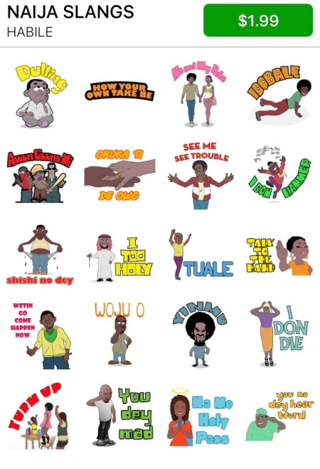 Naija Slangs BBM Stickers