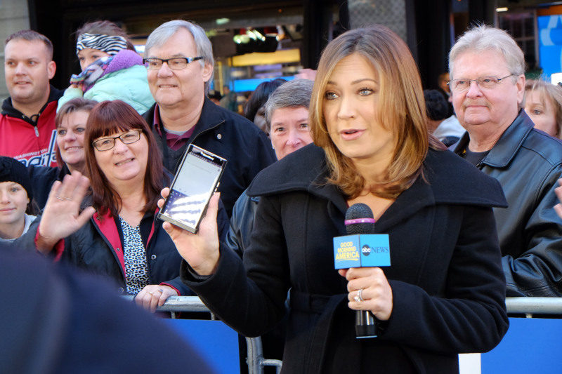 Ginger Zee on GMA showing PRIV 4