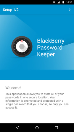 BlackBerry Password Keeper