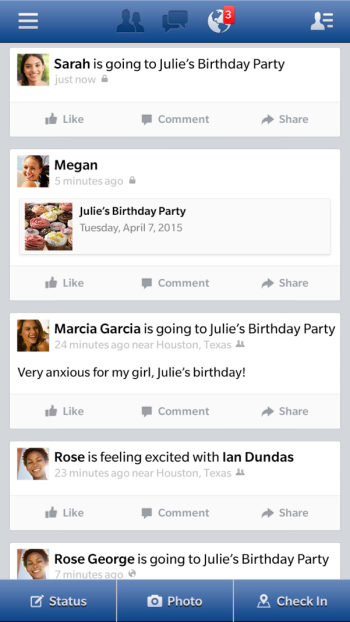 facebook for blackberry 10