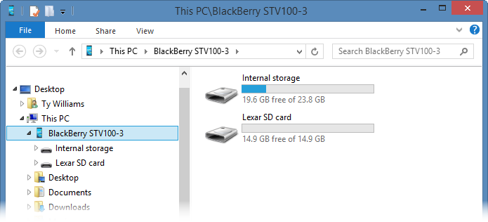 blackberry emulator mac file transfer