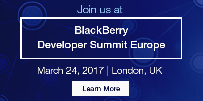BlackBerry Developer Summit Europe