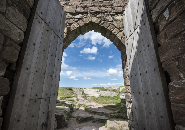 Castle gateway, Beeston, Cheshire