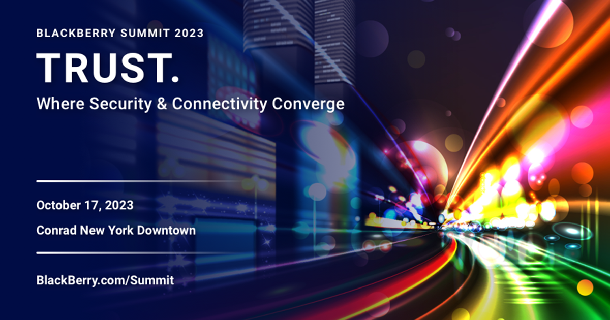 You Are Invited to the BlackBerry Summit